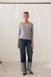 Off Shoulder Long Sleeve Top