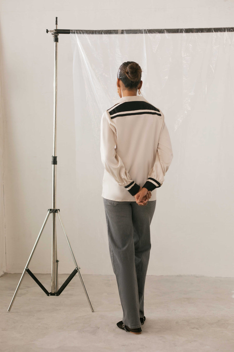 Contrast Panel Shirt