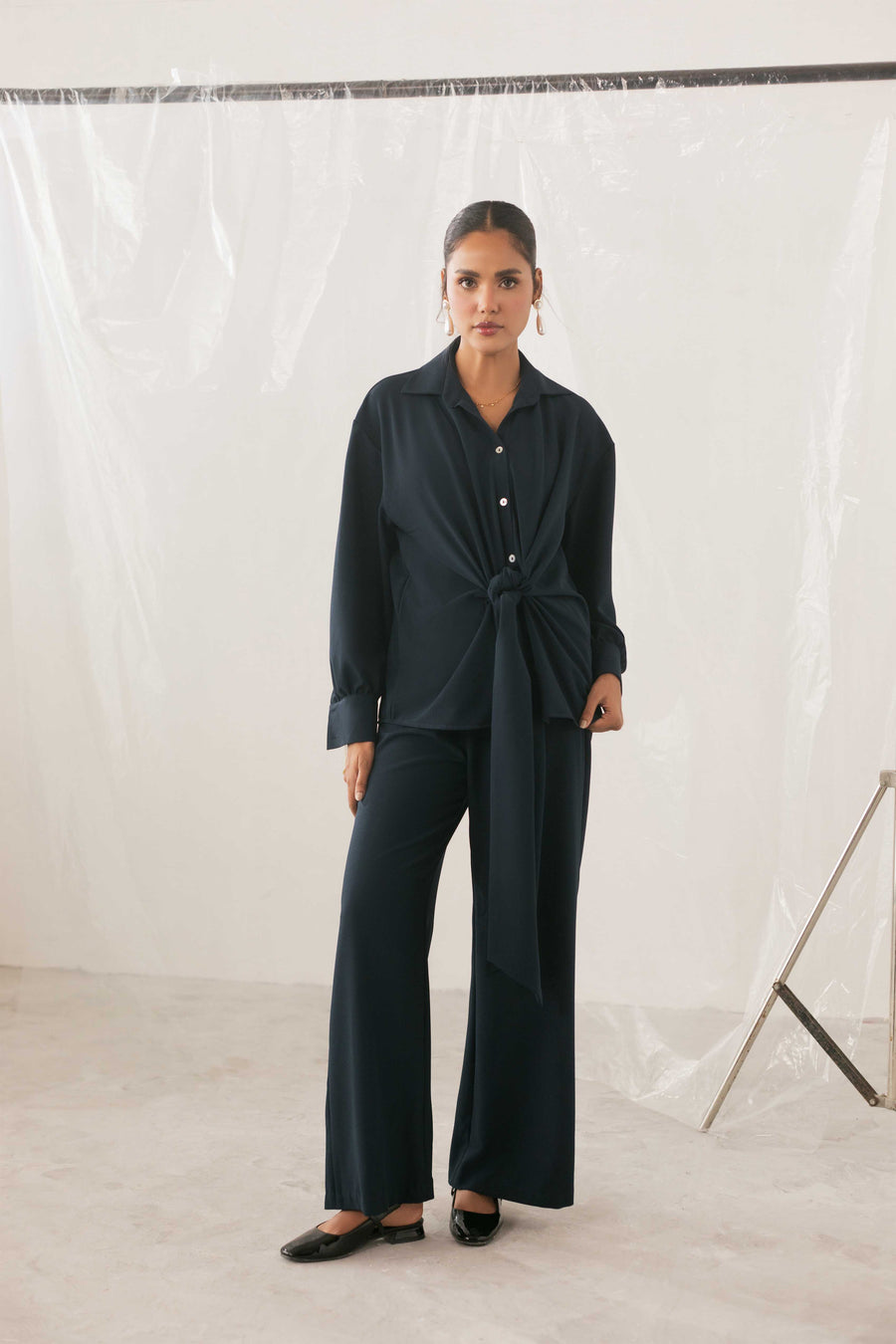 Midnight Relaxed Trouser