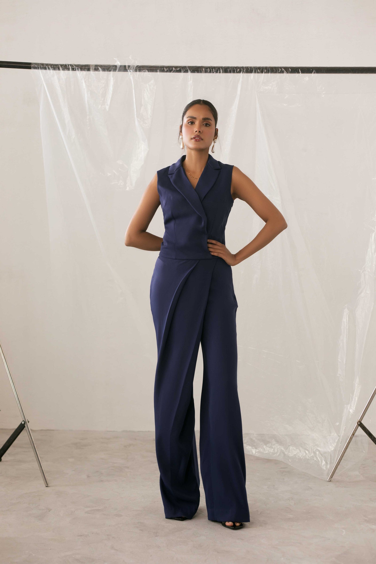 Midnight Wrap Jumpsuit