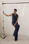 Midnight Wrap Jumpsuit