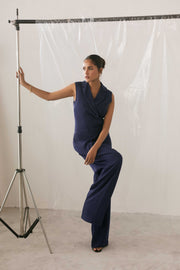 Midnight Wrap Jumpsuit