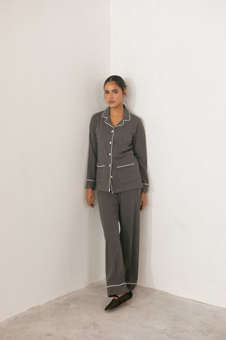 Charcoal Cosy Nightsuit