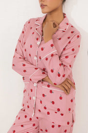 Cherry Print Nightsuit