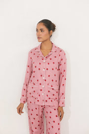 Cherry Print Nightsuit