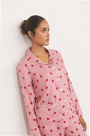 Cherry Print Nightsuit