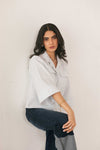 Light Blue Striped Shirt