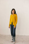 Textured Mustard Sweater