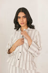 Striped Button Top