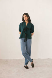Ribbon Tie Blouse
