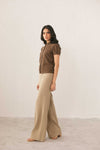 Mocha Puff Knit