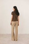 Mocha Puff Knit