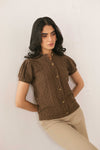 Mocha Puff Knit