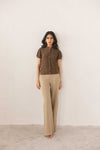 Mocha Puff Knit