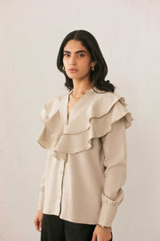 Tiered Ruffle Blouse