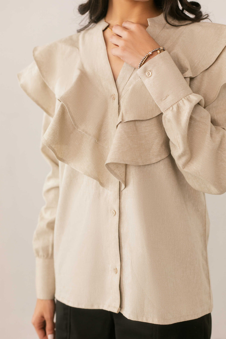 Tiered Ruffle Blouse