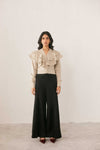 Black Split Hem Trouser