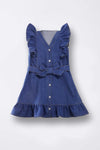 Frill Denim Dress