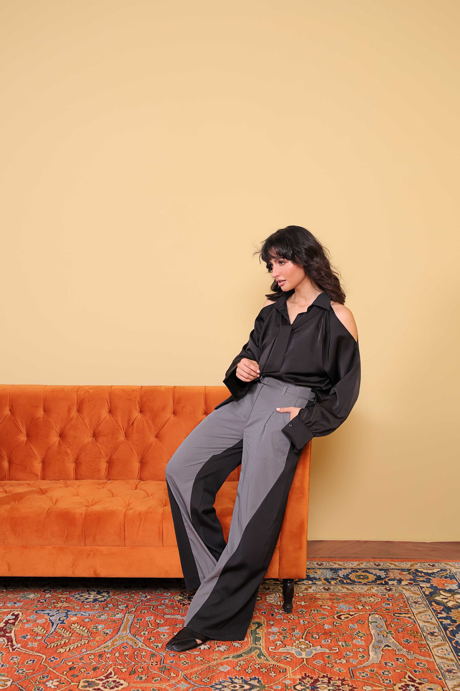 Two Tone Flow Pants