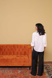 Flower Sleeve Shirt