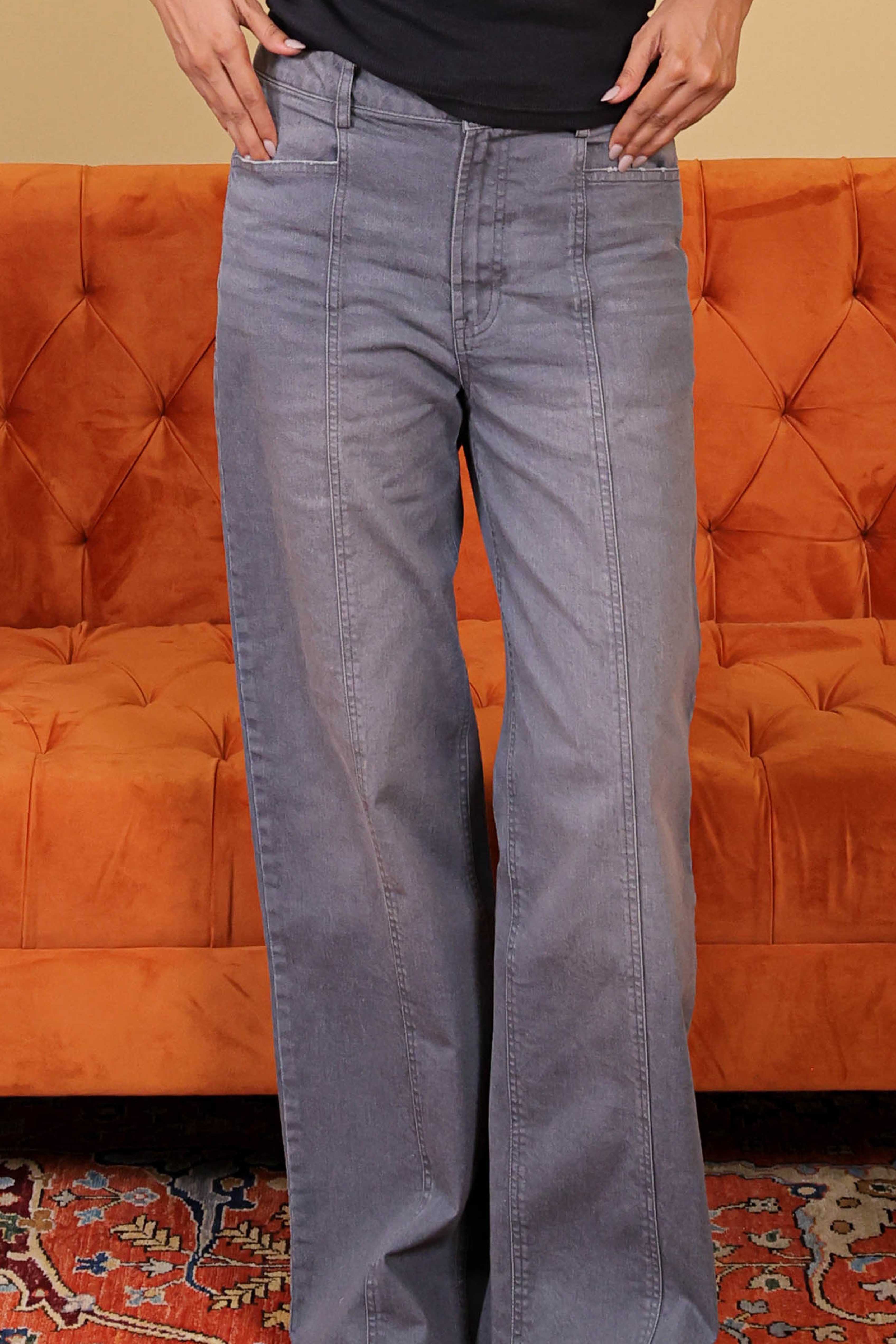 Washed Steel Denim