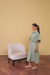 Cape Sleeve Dress