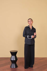Contrast Cuff Poplin Shirt