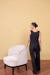 Black Pleated Trouser