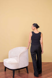 Black Pleated Trouser