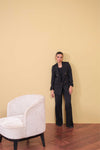 Black Double Breasted Blazer