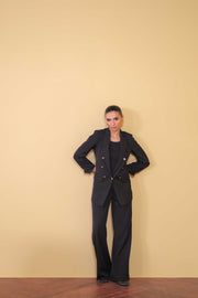 Black Pleated Trouser