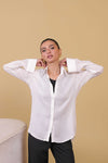 Sheer Button Down Shirt