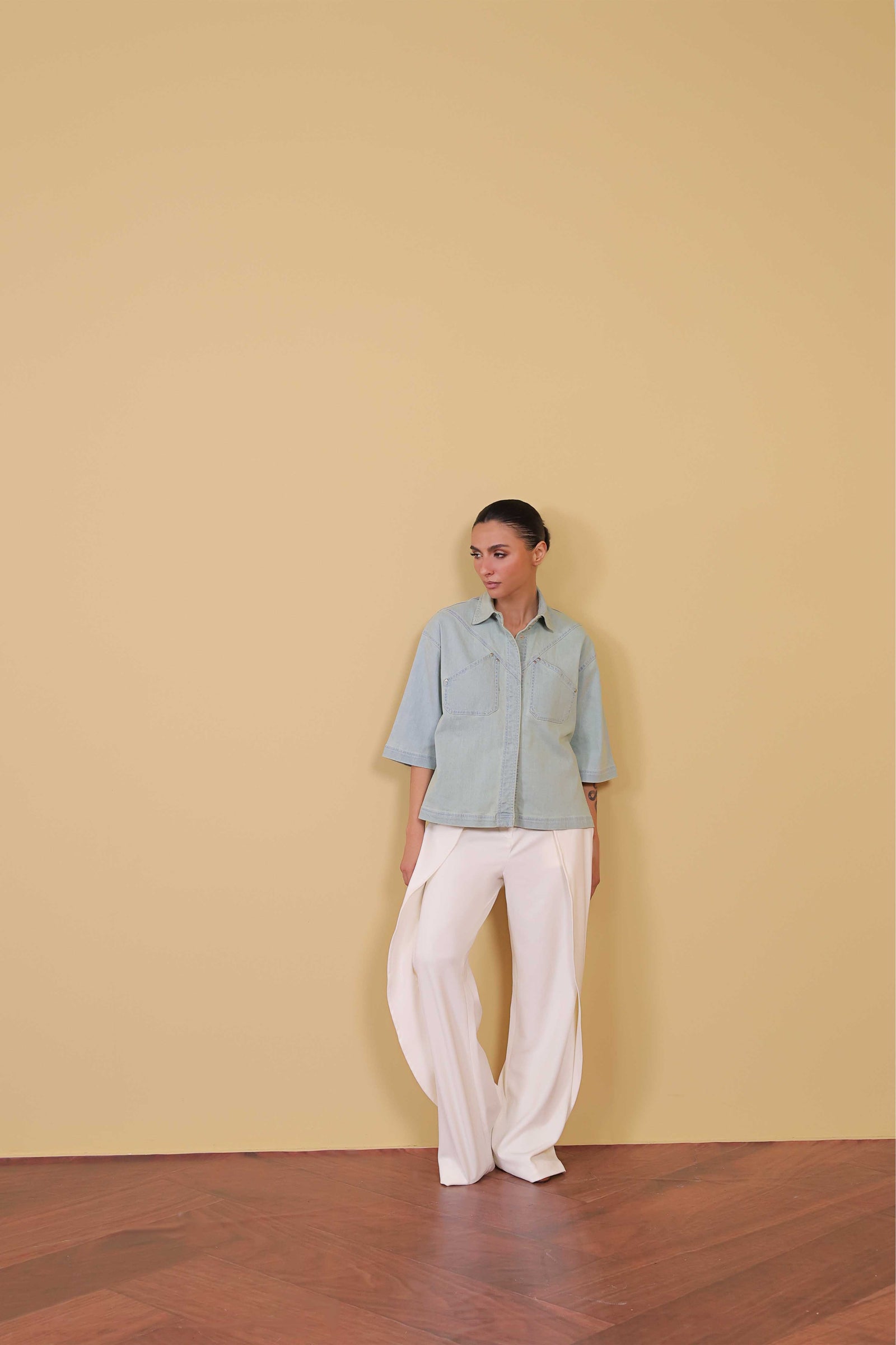 Light Wash Denim Overshirt