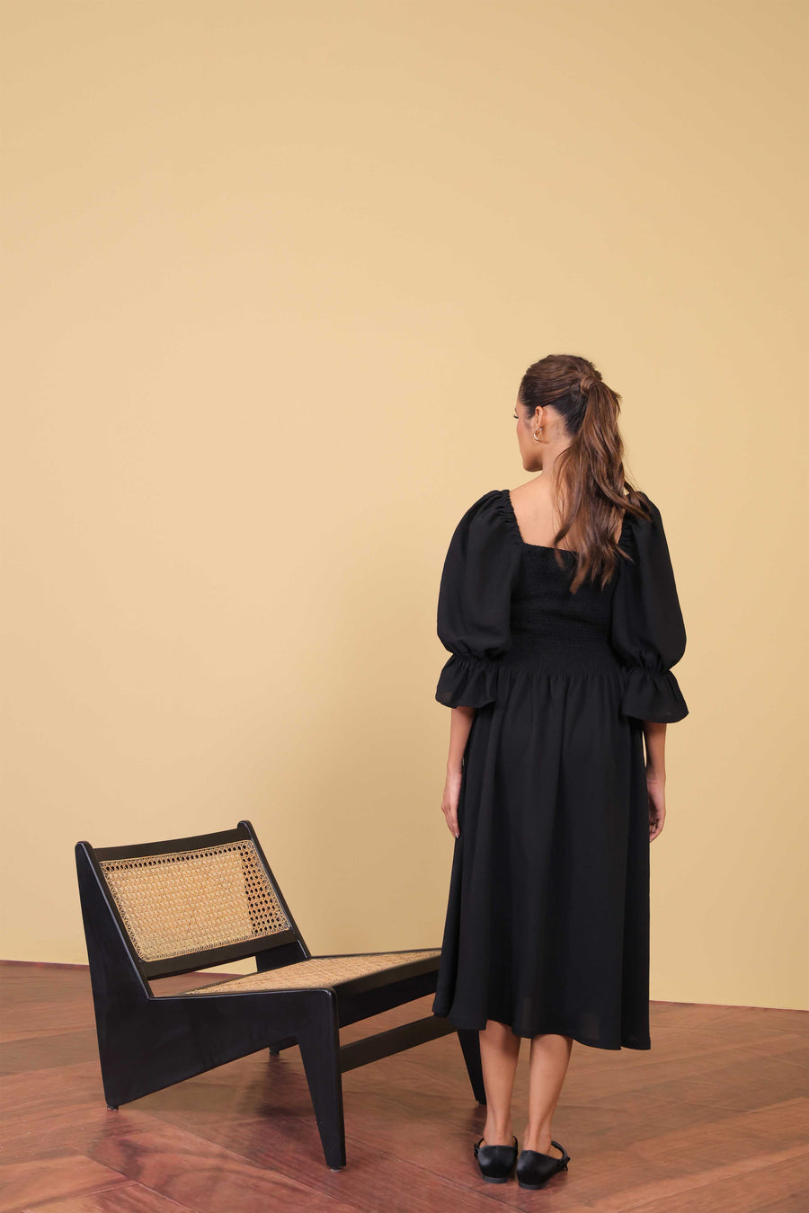 Black Smock Dress