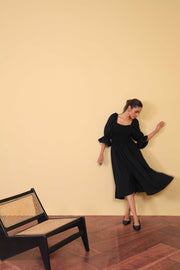 Black Smock Dress