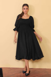 Black Smock Dress