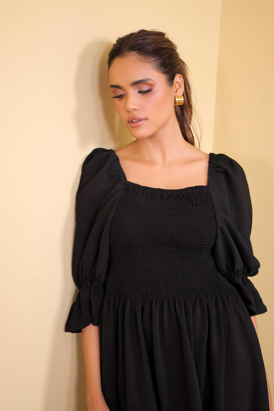 Black Smock Dress