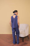 Midnight Scarf Neck Top