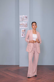 Blush Sand Drawstring Trousers