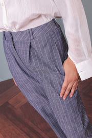 Slate Pinstripe Pants