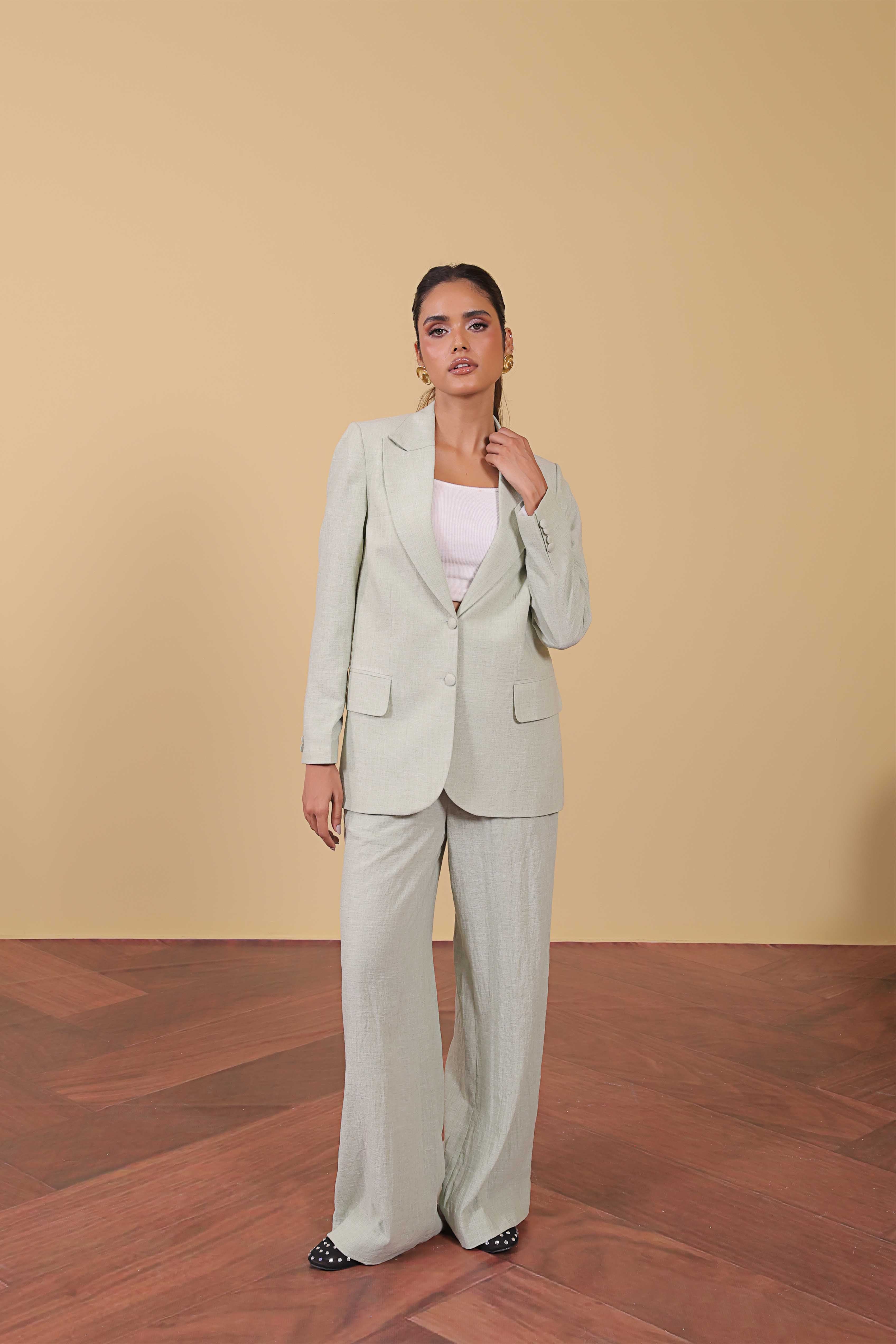Sage Mist Tailored Pants
