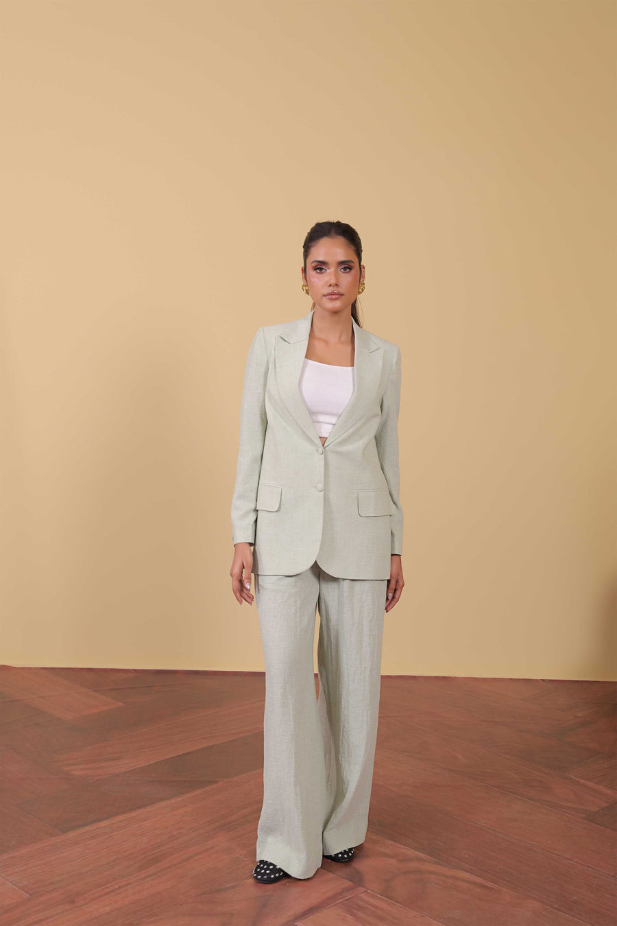 Sage Mist Tailored Pants