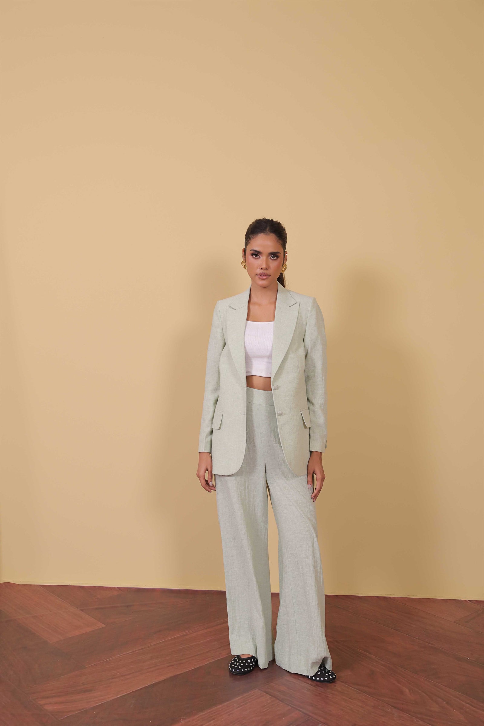 Sage Mist Tailored Pants