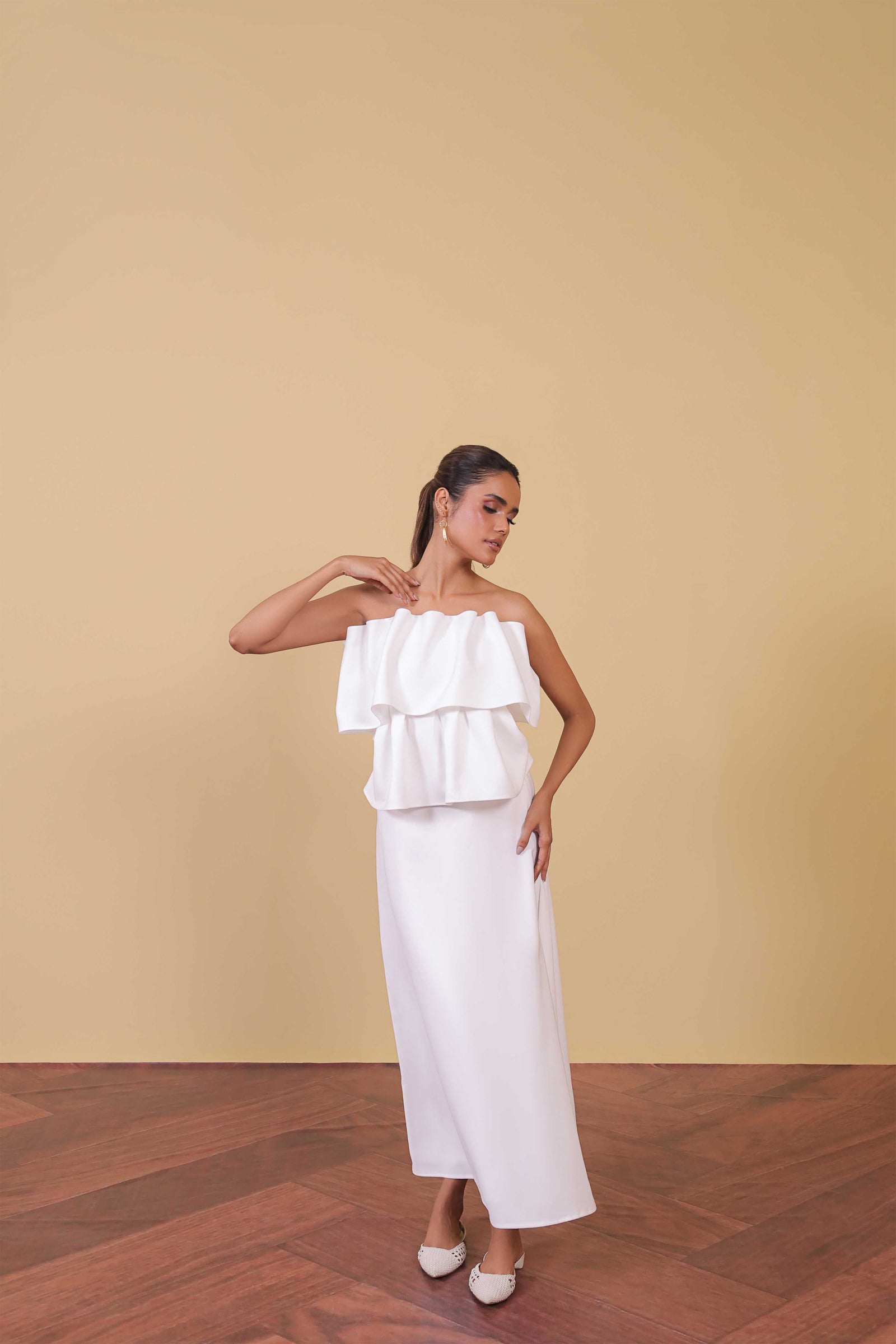 Off-Shoulder Layered Top