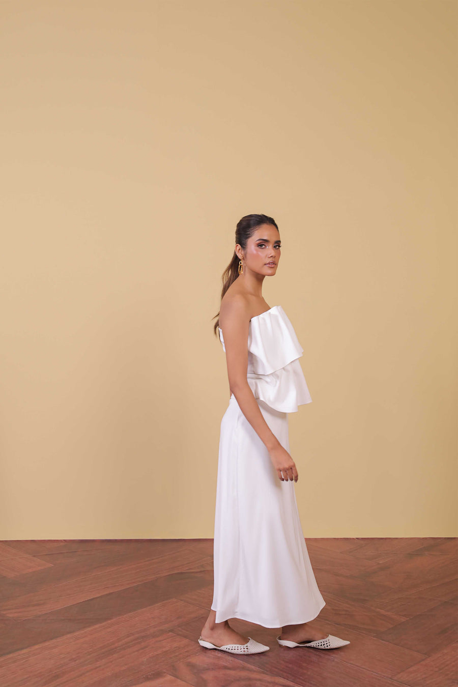 Soft Drape Maxi Skirt