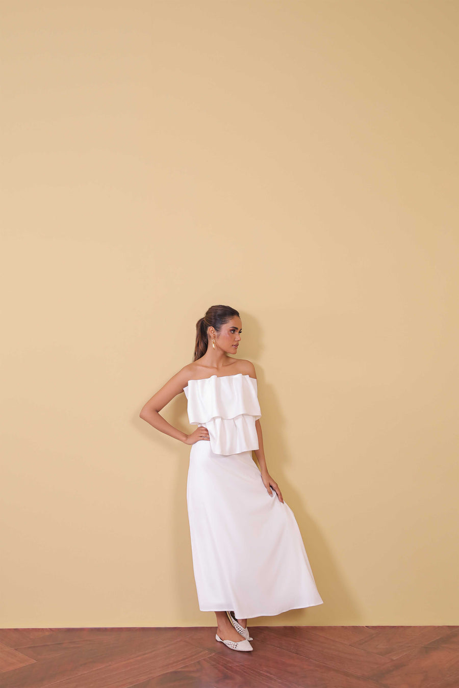 Soft Drape Maxi Skirt