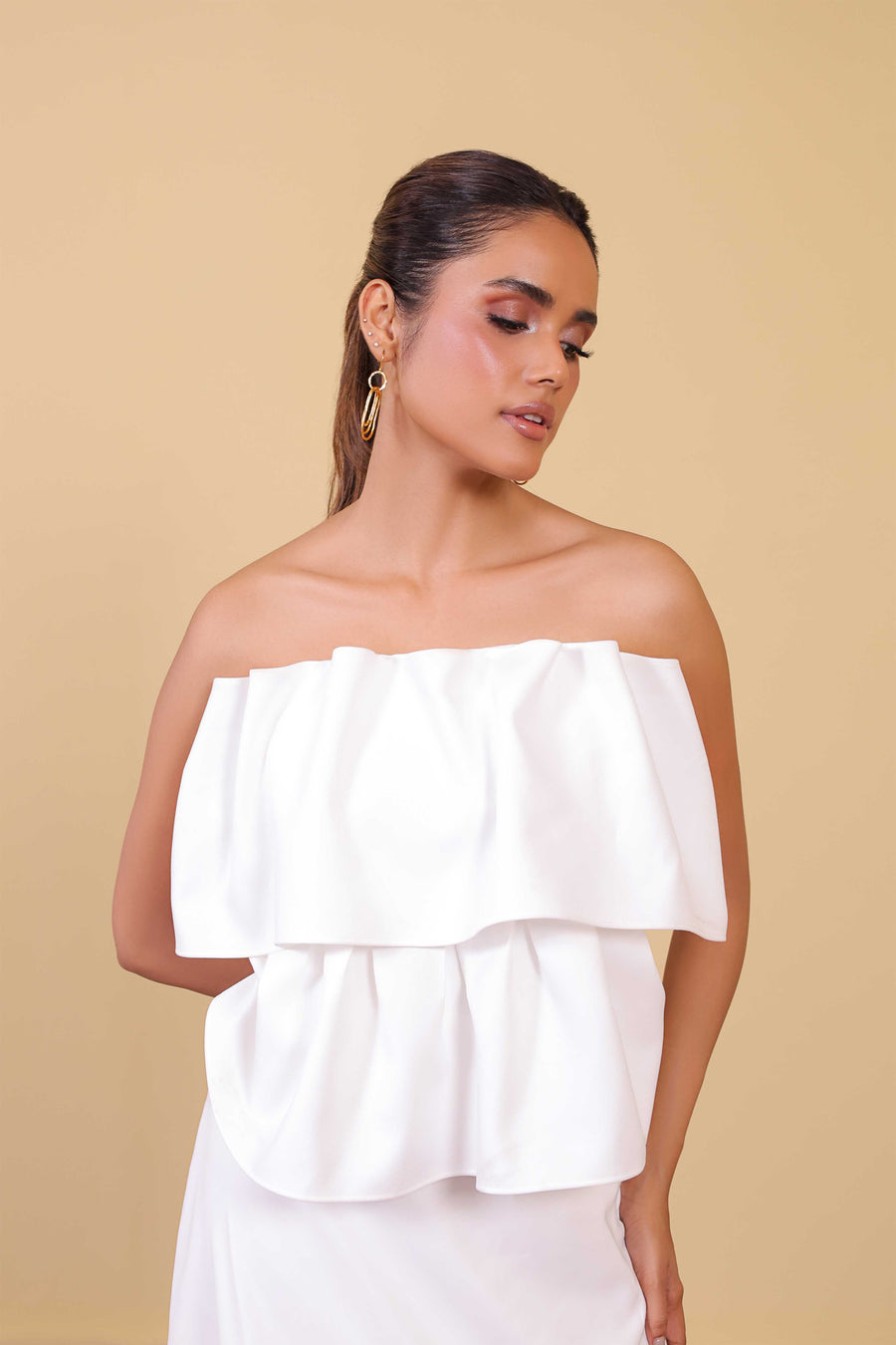 Off-Shoulder Layered Top