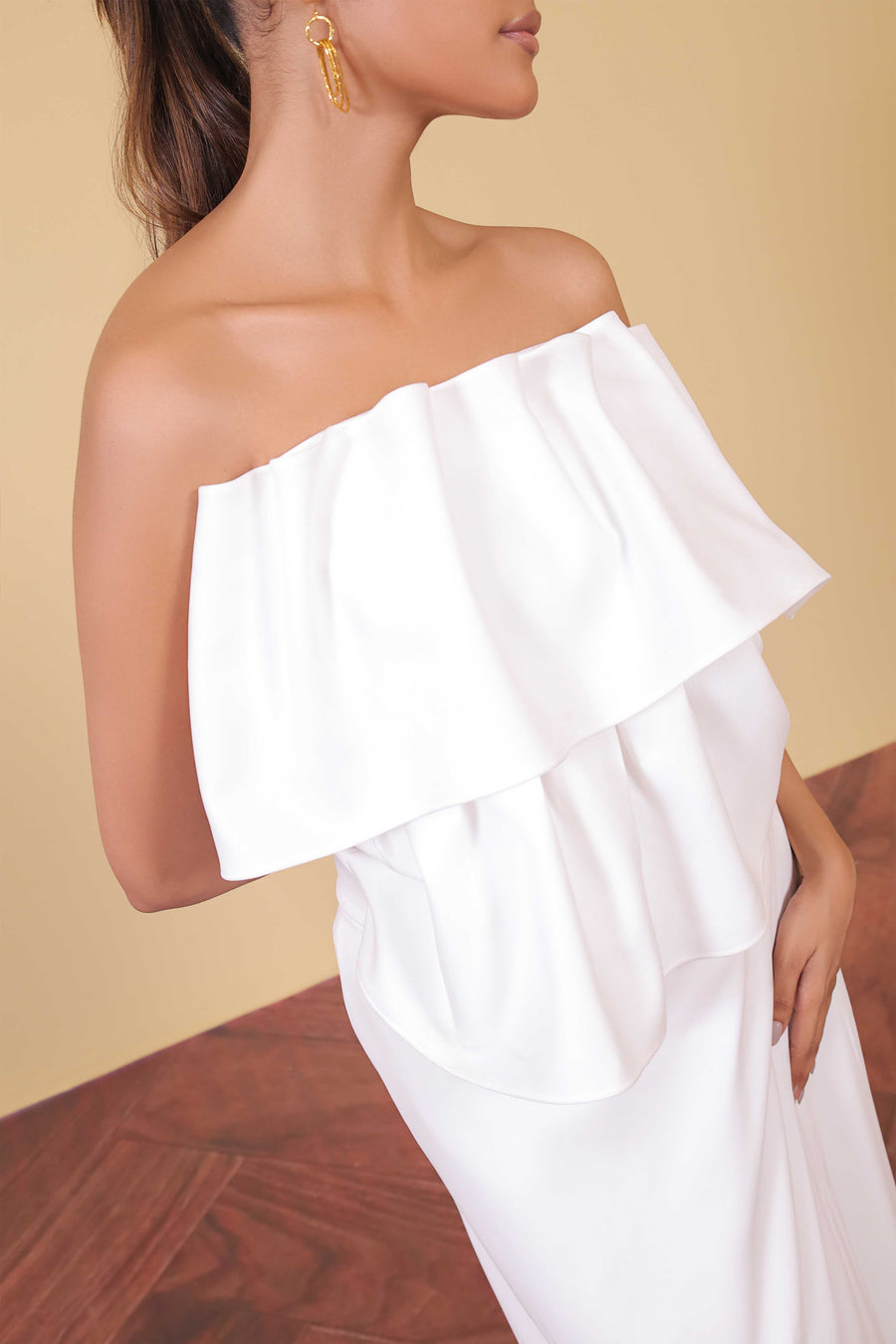 Off-Shoulder Layered Top