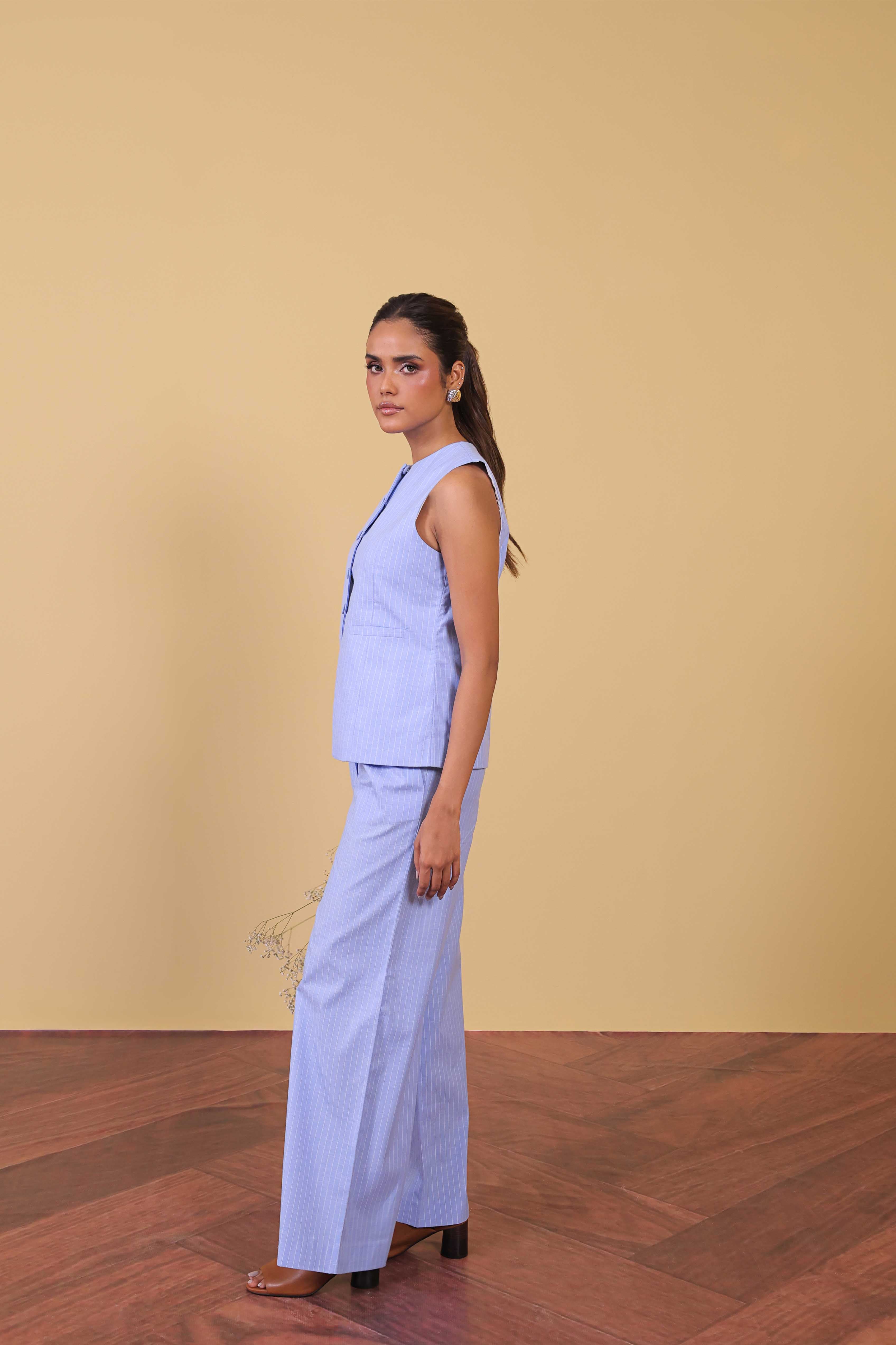 Soft Pinstripe Pants