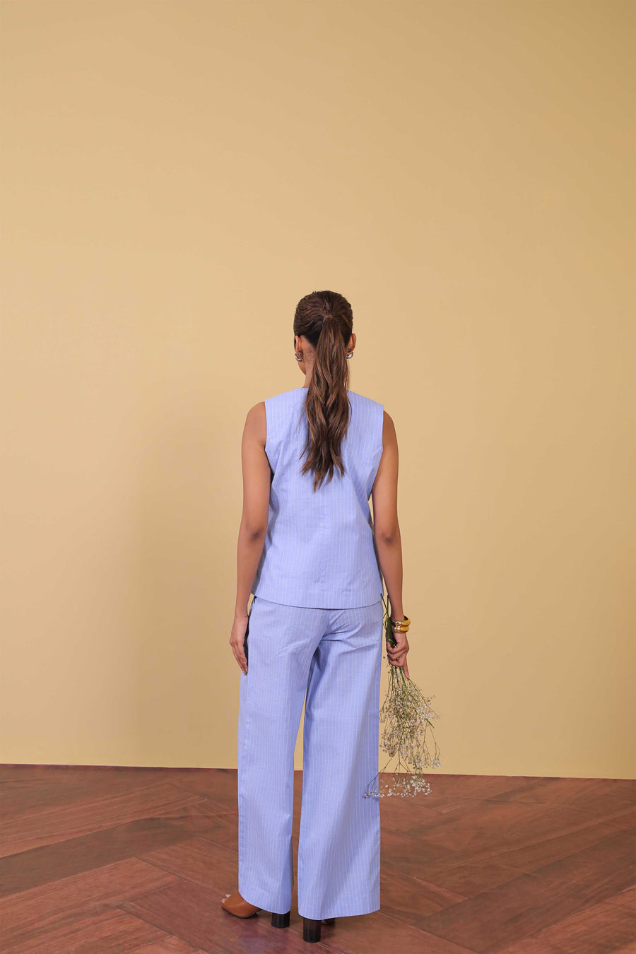 Soft Pinstripe Pants